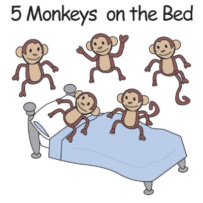 5 Monkeys on the Bed.jpg